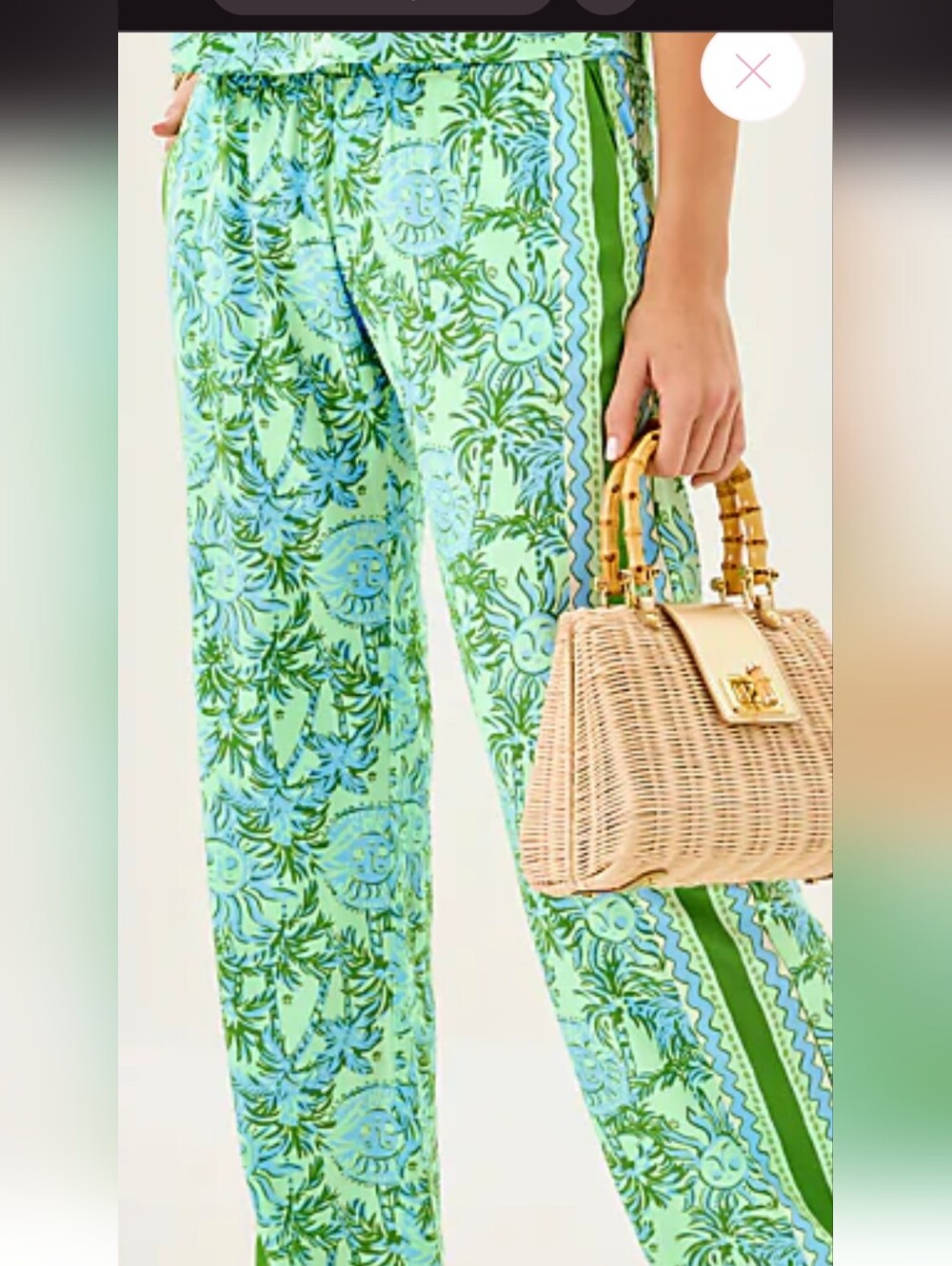 Lilly Pulitzer Cool Mint Catchin Rays Bal Harbour Pants